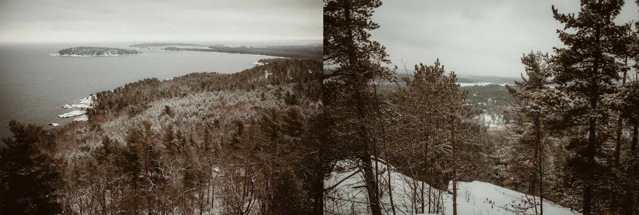 Sugarloaf Mountain in winter