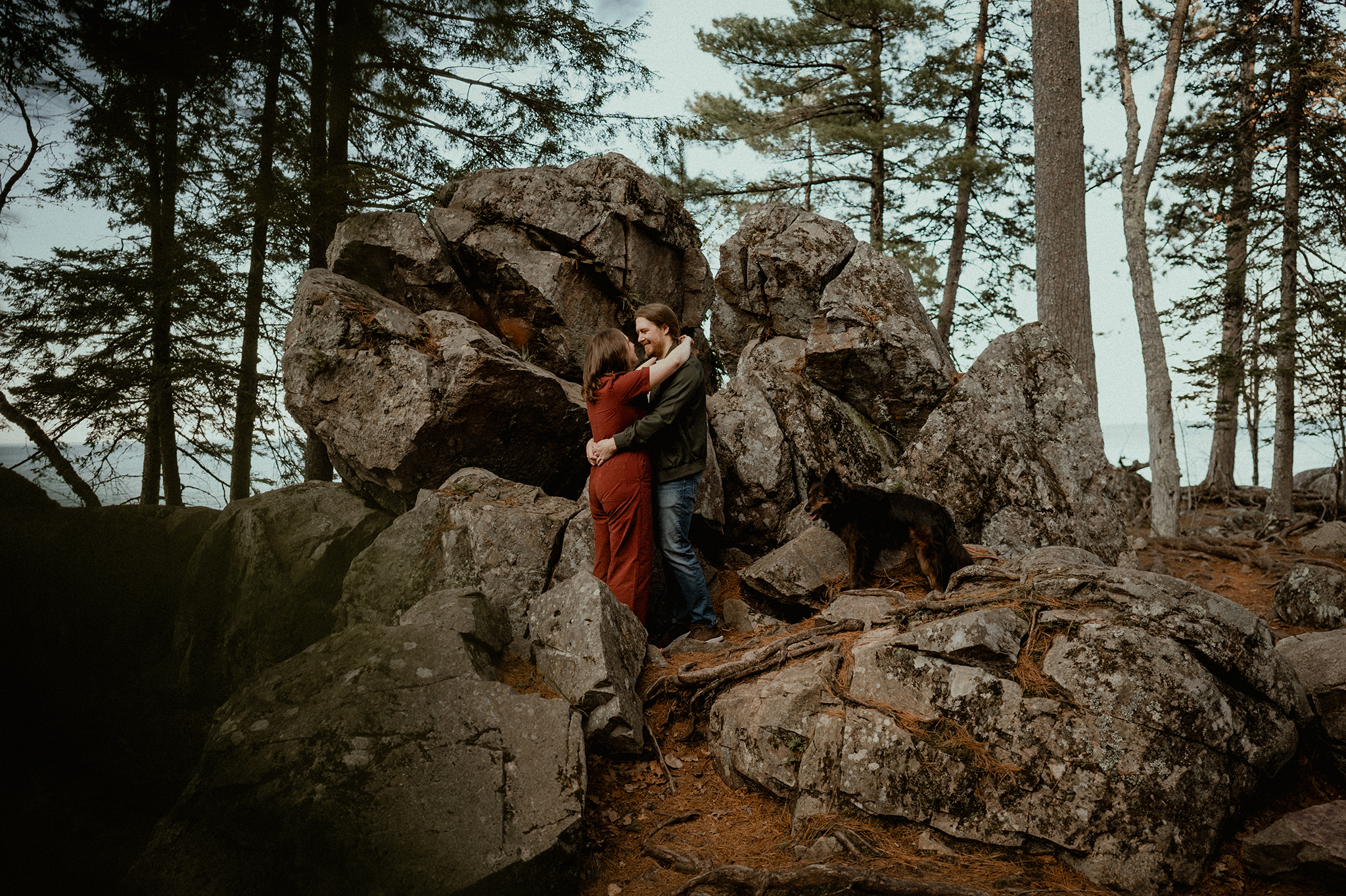 Lake Superior Engagement Photos: Marquette, MI